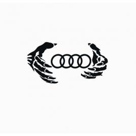 Sticker hand audi 15x7.6 cm, creative rey®