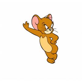 Sticker jerry serios 15 cm, creative rey®