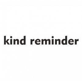 Sticker kind reminder 15cm, creative rey®