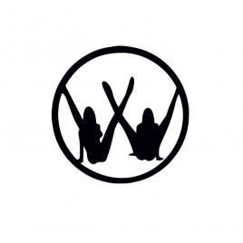 Sticker logo femei volkswagen 10x10 cm, creative rey®