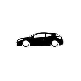 Sticker megane 3 coupe 20x6.1 cm, creative rey®