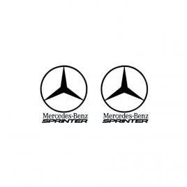 Sticker mercedes sprinter set 2 bucati 50x41 cm, creative rey®