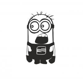Sticker minion seat 15x8 cm, creative rey®