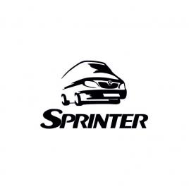 Sticker mercedes sprinter logo 50x31 cm, creative rey®