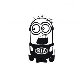 Sticker minion kia 15x8.3 cm, creative rey®
