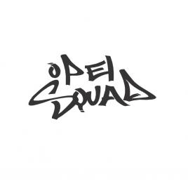 Sticker opel squad 12x10 cm, creative rey®