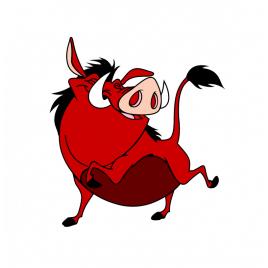 Sticker pumba 20 cm, creative rey®