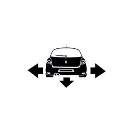 Sticker renault clio spate 15x8.5 cm, creative rey®