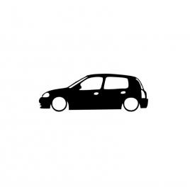 Sticker renault clio 20x7 cm, creative rey®