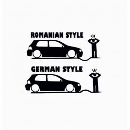 Sticker romanian style set 15x11.8 cm, creative rey®