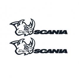 Sticker set scania 35x12 cm, creative rey®
