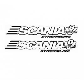 Sticker set scania v8 60 cm, creative rey®