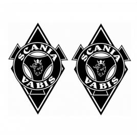 Sticker set scania vabis 30 cm, creative rey®