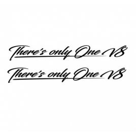 Sticker set there's only one v8 60 cm, creative rey®