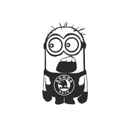 Sticker skoda minion 15x8 cm, creative rey®