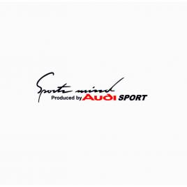 Sticker sportmind audi sport 20x5.4 cm, creative rey®