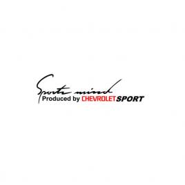 Sticker sportmind chevrolet 20x5.5 cm, creative rey®