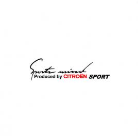 Sticker sportmind citroen 20x5.5 cm, creative rey®