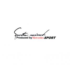 Sticker sportmind mercedes 20x5.8 cm, creative rey®