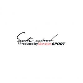 Sticker sportmind mercedes sport 20x5.8 cm, creative rey®