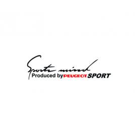 Sticker sportmind peugeot 20x5.8 cm, creative rey®