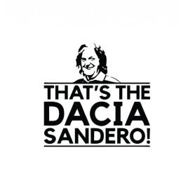 Sticker that's the dacia sandero 15x14.7 cm, creative rey®