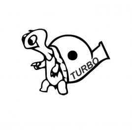 Sticker turbo 15cm, creative rey®