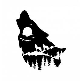 Sticker urlat la luna 30 cm, creative rey®