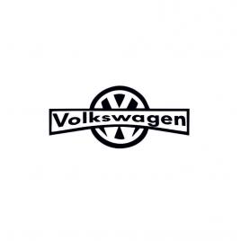 Sticker volkswagen logo 15x6.6 cm, creative rey®