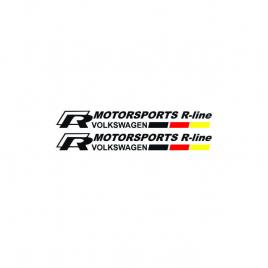 Sticker volkswagen motorsport set 50x5.2 cm, creative rey®