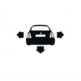 Sticker volkwswagen passat b5 15x9 cm, creative rey®