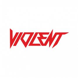 Sticker violent 15 cm, creative rey®