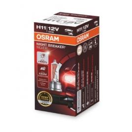 Bec 12v h11 55 w night breaker silver +100% osram