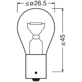 Bec 12v p21w ultra life set 10 buc osram