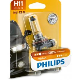 Bec far h11 12v 55w vision (blister) philips