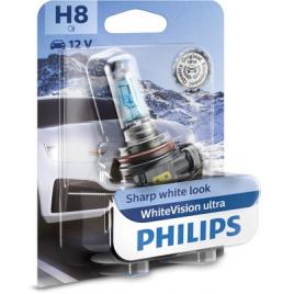 Bec far h8 pgj19-1 35w 12v white vision ultra philips