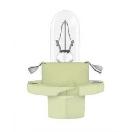 Bec bord bx8.4d soclu verde deschis 12v 2w set 10 buc osram