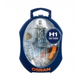 Set becuri auto de rezerva 12v h1 osram
