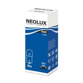 Bec auxiliar 12v r5w ba15d set 10 buc neolux