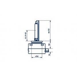 Bec xenon 42v d3s 4000 k narva