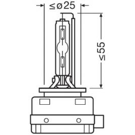 Bec xenon 85v d1s xenarc night breaker laser nextgen osram