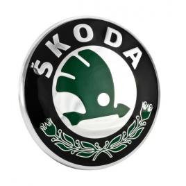 Emblema skoda verde (dimensiune emblema: 80mm)
