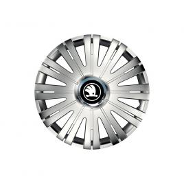 Set 4 capace roti autohelix msa® potrivite jantelor de 16 inch, pentru skoda