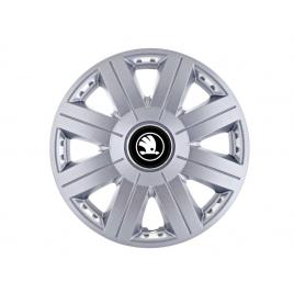 Set 4 capace roti autohelix msa® potrivite jantelor de 16 inch, pentru skoda