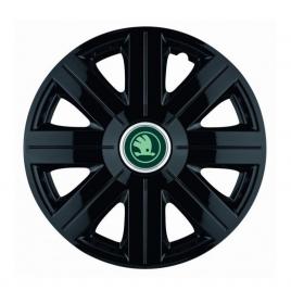 Set 4 capace roti autohelix msa® potrivite jantelor de 15 inch, pentru skoda