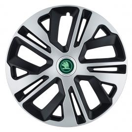 Set 4 capace roti autohelix msa® potrivite jantelor de 15 inch, pentru skoda