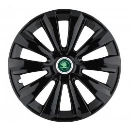 Set 4 capace roti autohelix msa® potrivite jantelor de 16 inch, pentru skoda