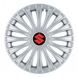 Set 4 capace roti, potrivite jantelor de r14, pentru suzuki, model dino cromat