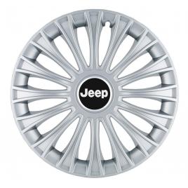 Set 4 capace roti, potrivite jantelor de r14, pentru jeep, model dino cromat