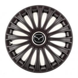 Set 4 capace roti, potrivite jantelor de r14, pentru mazda, model dino negru